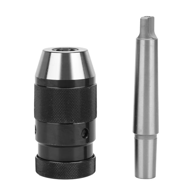 Bohrfutter Für Drehbank 1-13 Mm B16, Robustes Selbstspannendes Kegelfutter Mit Verlängerungsstange Mt2-b16.