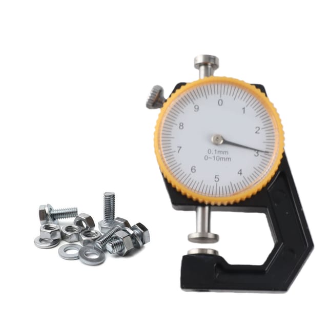 Tragbares Präzisions-dickenmessgerät, 0-10 Mm Mikrometer, Flachkopf