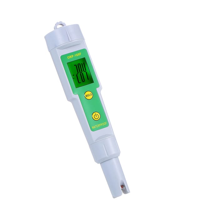 Optischer Leistungsanalysator (orp): Ip55 Wasserdichter Wasserqualitätsanalysator Mit Hintergrundbeleuchtetem Display, Geeignet Für Trinkwasser, Hydrokultur, Aquarien Und Schwimmbäder (grau) Orp-169f
