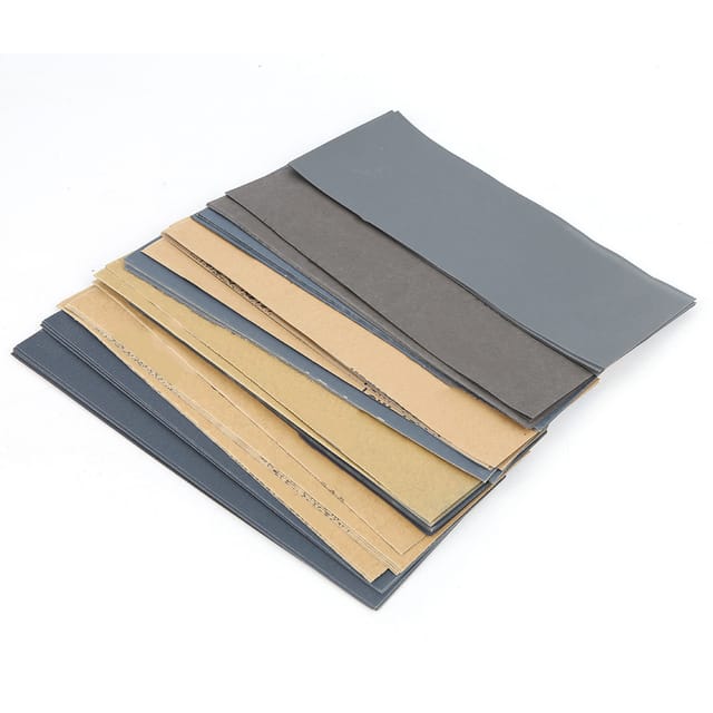 Set Mit 72 Blatt Schleifpapier, Körnung 400 Bis 3000
