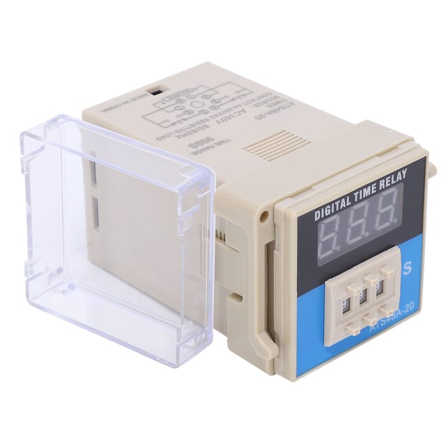 Digitales Zeitverzögerungsrelais Ats48a-20-3d Mit Led-anzeige, Zeitbereich 1–999 Sekunden, 380 V Wechselstrom