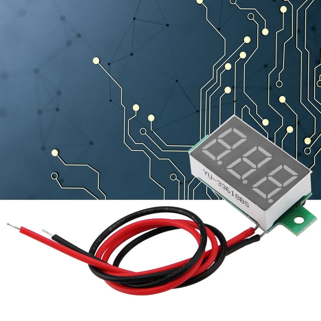 Zweidraht-digitalvoltmeter 0,36 Zoll Dc 2,5-30 V Mit Verpolungsschutz.