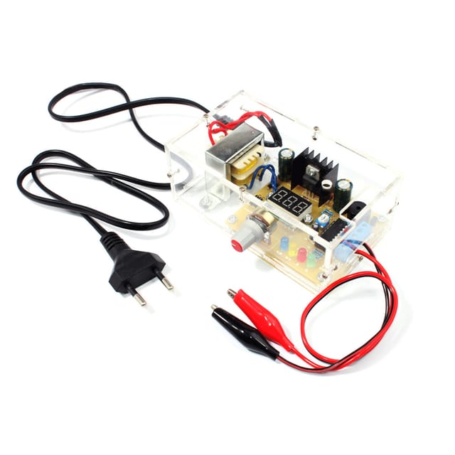 Lm317 Einstellbares Geregeltes Netzteil-set, Netzteil-schulungsset, Elektronik-bastelset, Kleines Set Gemäß Europäischen Normen