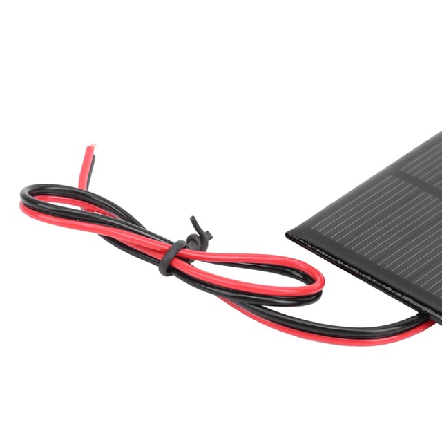 Dc4v 160ma Epoxidharz-solarpanel + 30cm Rotes Und Schwarzes Kabel