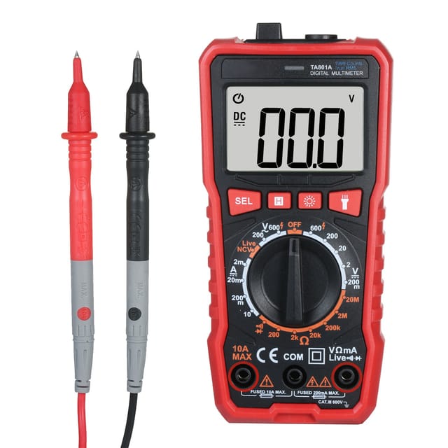 Ta801a Multifunktionales Digitales Taschenamperemeter Für Den Heimgebrauch (batterie Nicht Enthalten)