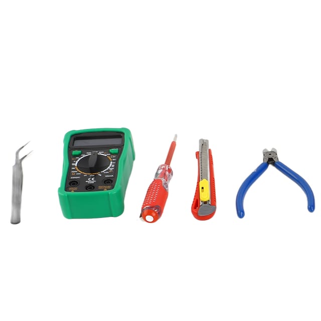 90-watt-lötkolben Mit Einstellbarer Temperatur, Digitalanzeige, Multimeter Und Universalmesser Inklusive (europäischer Standard 220 V) Für Heimwerkerarbeiten.