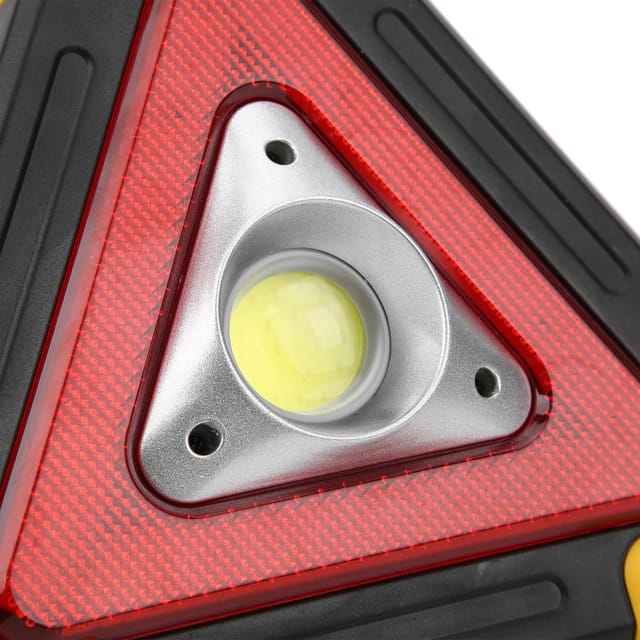 Led-warndreieck Für Autos, Stativ, Reflektor, Faltbares Sicherheitsschild F ür Pannen Und Parkplätze, Arbeitsleuchte