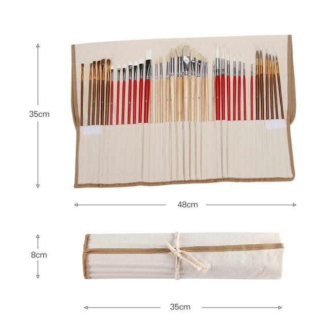 3801 Set Mit 38 Pinseln