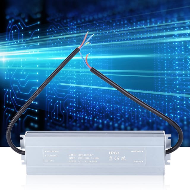Ultradünnes, Wasserdichtes Netzteil Hruw-100w-24v 100-240v Ac