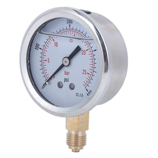Ts-pgg604-25bar 1/4bsp Y60 Radial-öleinspritzdruckmesser