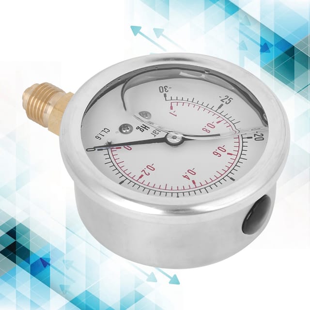 Ts-pggz604-0bar 1/4bsp Y60 Radial-öleinspritz-vakuummeter