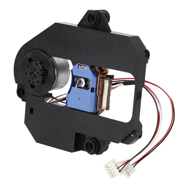 Laserkopf Khm-313a Mit Schwarzem Gummirahmen, Hochwertigen Elektronischen Bauteilen Und Zentralem Mechanismus.