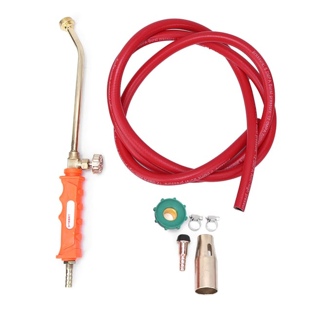 Lpg-flammenwerfer Typ 30, Gasflammenwerfer, Hochtemperaturbeständiger, Wasserdichter Flammenwerfer Für Den Hausgebrauch Mit 2 Meter Langem Schlauch Und Einzelschalter