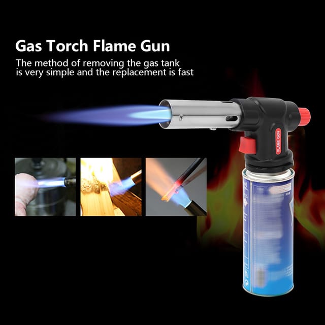 8807 Tragbare Outdoor-spritzpistole, Schweißpistole, Gasspritzpistole, Pistole Mit Elektronischer Zündung, Flammenwerferpistole