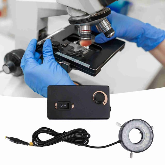 Kp-wa27 Mikroskop Mit Einstellbarer Led-ringlichtquelle (europäischer Standard)
