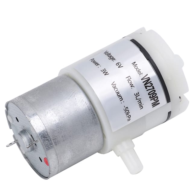 Miniatur-membranpumpe, Luftpumpe, Vakuumpumpe, 6 V Gleichstrom