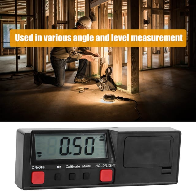 Magnetischer Neigungsmesser Mit Digitalanzeige, Winkelmesser, Wasserwaage, Winkelmesser, Neigungsmessgerät, Digitaler Messschieber