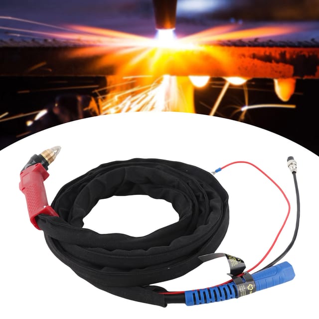 Plasmaschneidanlage Mit Variabler Frequenz, 4 M Kabel, Luftgekühlter 80-a-plasmaschneidbrenner P80
