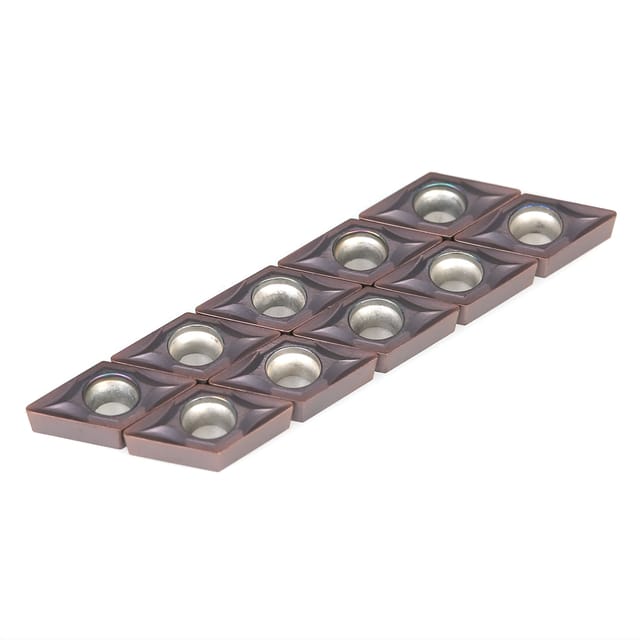 10 Stück/box Dcmt0702 Ybc205 Hartmetall-wendeschneidplatten Für Cnc-drehen Und -bohren, Zufällige Boxfarbe.