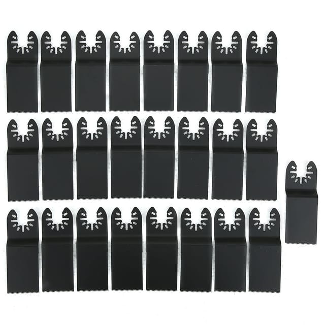Set Mit 25 Mehrzweck-sägeblättern, 34 Mm Gerade Sägeblätter Aus Hochkohlenstoffhaltigem Stahl
