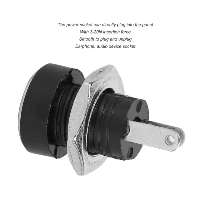 Dc022b Gleichstromstecker, Ganzkupfer-gleichstromstecker Mit Gewinde Und Mutter