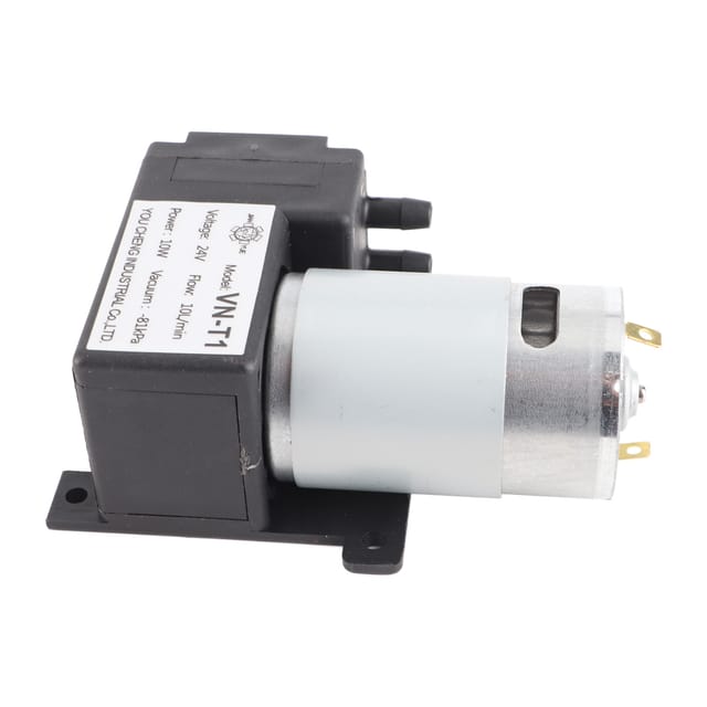 Miniatur-vakuumpumpe Vn-t1 24 V/12 V Dc, 10 L/min Fördermenge, 81 Kpa Unterdruck, 24 V Dc
