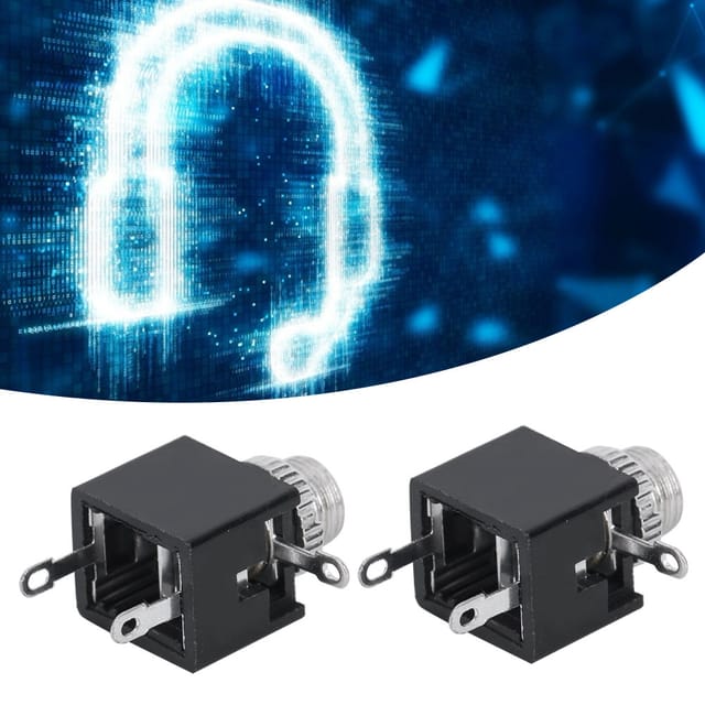 Dip-audiobuchse Pj-301m Mit 3,5 Mm Innendurchmesser, Inklusive Stiften Und Muttern