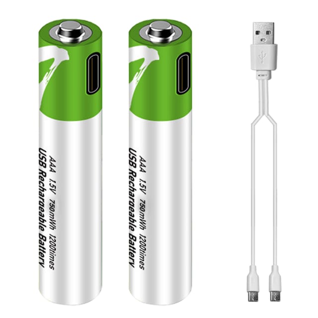 Wiederaufladbare Aaa-lithium-batterien (typ C), Schnellladefunktion Mit Konstanter Spannung, Umweltfreundlich, Praktisch Und Wiederverwendbar, Geeignet Für Lernmaschinen Und Zahlenschlösser. Einzeln E