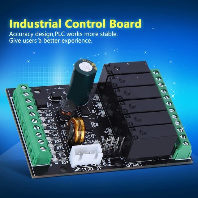 Einfache Industrielle Sps-steuerplatine, Speicherprogrammierbare Steuerung Basierend Auf Dem Motherboard Fx1n/2n-6mr/t/10/14/20mr/t Ws2n-14mr-s.