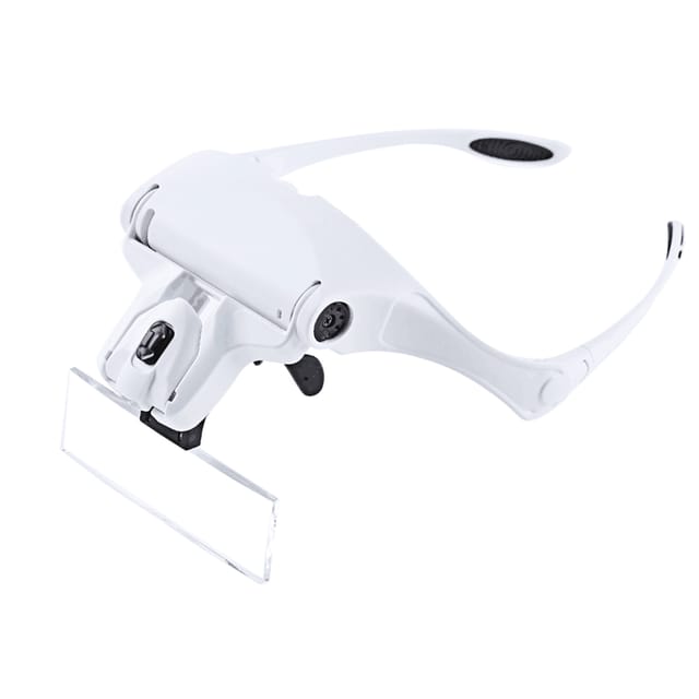 Multifunktionale Lupe Mit Led-licht, Schutzbrille 9892b1, Batterien Nicht Enthalten