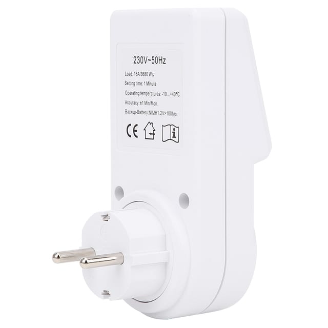 Tm03 Elektronische Zeitschaltuhr-steckdose (europäischer Standard 230 V)