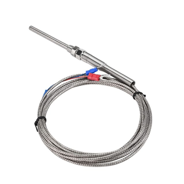 Pt100-sondentyp, Platin-widerstandsthermoelement, M8-gewinde, Dreidraht-thermoelement, Temperaturmessdraht, Sondenlänge 50 Mm.