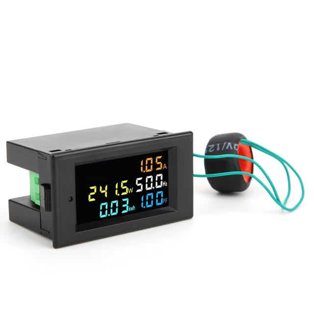 Spm003 Voltmeter, Amperemeter, Wattmeter, Frequenzmesser, Umrechnungsfaktor, Leistungsmonitor Mit Led-digitalanzeige Ac380v