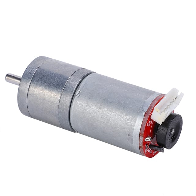 Ga25-370 Gleichstrom-getriebemotor Mit Encoder Und Drehzahlmessscheibe, 12 V Dc, 1200 U/min