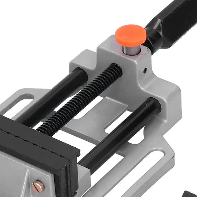 Schraubstock Mit Flacher Druckspannung, Backenbreite 100 Mm
