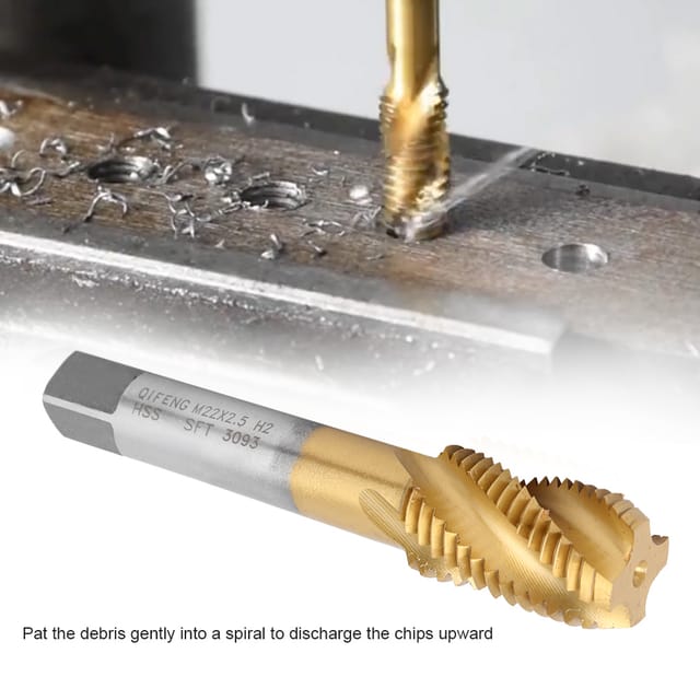 M222,5 Mm Gewindebohrer Für Spiralgewindeschneidmaschinen Mit Kobalt