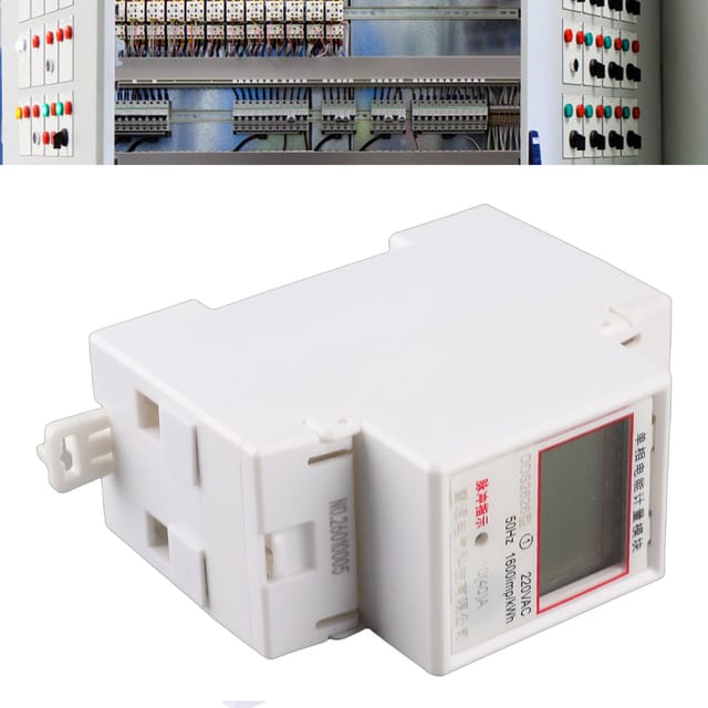 Einphasiger Elektronischer Energiezähler Dds2626 2p, 10-a-batterie, Standardanzeige