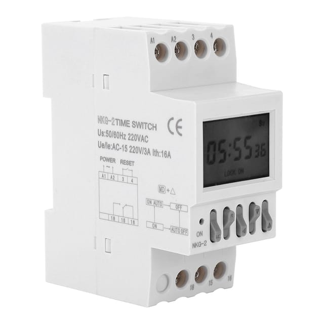 Nkg-2 Ac220v 3a Schienenmontierter Zeitschalter