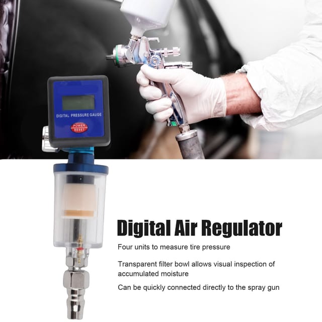 Neues Digitales Reifendruckmessgerät Mit Druckregelventil Mf08+mf01+anschluss