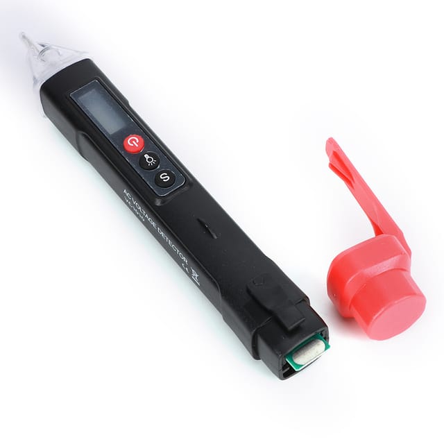 Aneng Vc1010 Digitaler Strom- Und Spannungsprüfer, Berührungsloser Stifttester, Ac12-1000v Strommessstift (schwarz + Rot)
