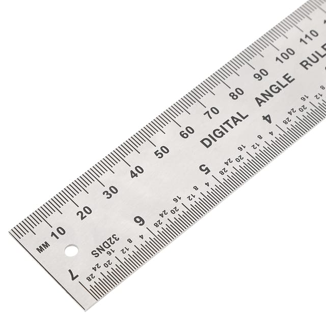 Digitaler Winkelmesser, Elektronischer Winkelmesser Aus Edelstahl, 360°-winkelmesser, 0–200 Mm