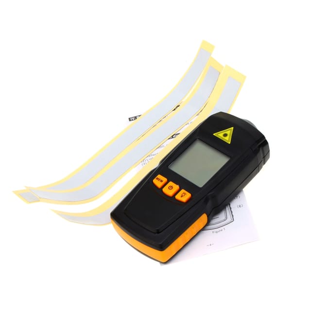 Gm8905 Digitaler Drehzahlmesser/fotoelektrischer Drehzahlmesser – Batterie Nicht Im Lieferumfang Enthalten