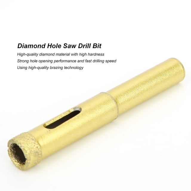 Set Mit 5 Goldverlöteten 10-mm-schneidern Für Glas-, Keramik- Und Granitfliesen