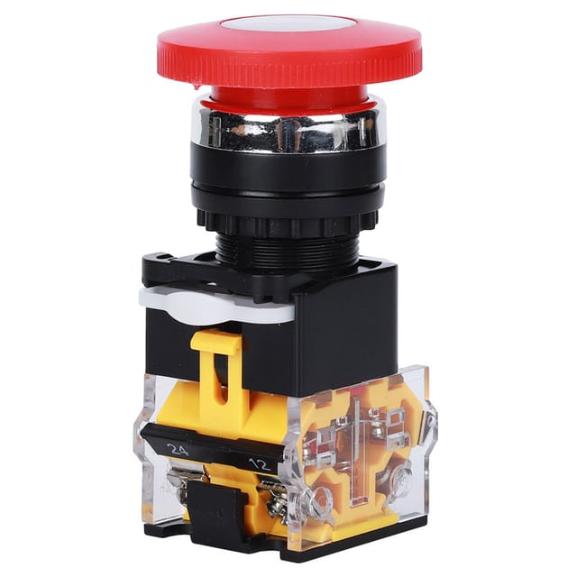 Dreiteiliger Not-aus-taster Mit 22 Mm Stoppknopf, 440 V 10 A.