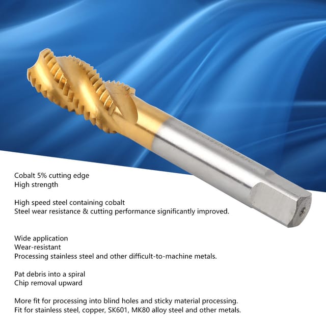 M182,5 Mm Gewindebohrer Für Spiralgewindeschneidmaschinen Mit Kobalt