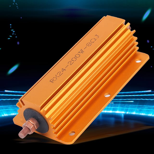 Rx24 200w 8 Ω Widerstand, Vergoldetes Aluminiumgehäuse