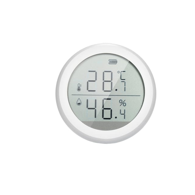Der Tuya Zigbee Temperatur- Und Feuchtigkeitssensor Wird Ohne Batterie Geliefert.