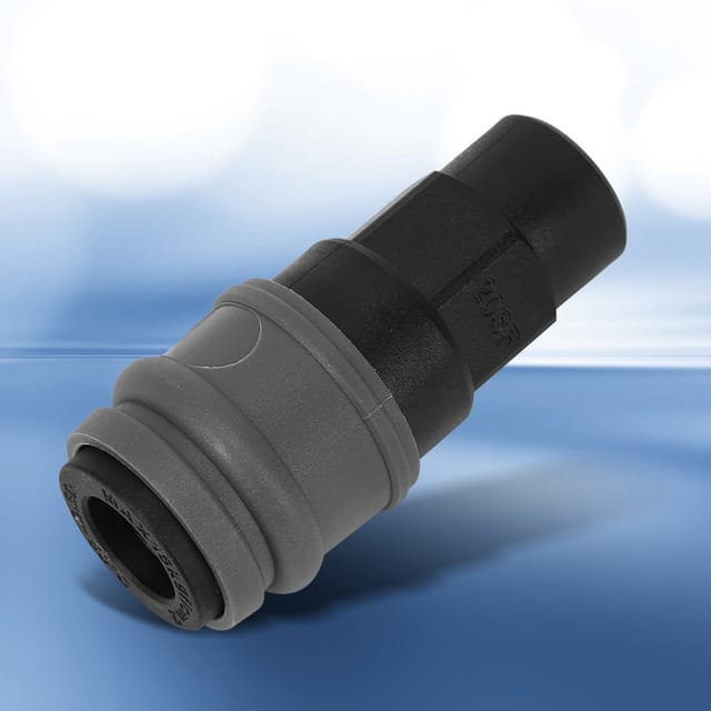 Selbstsichernde Pneumatische Schnellkupplung Aus Kunststoff/stahl, Typ C, Sf-innengewinde G1/4", G3/8", G1/2", G1/2