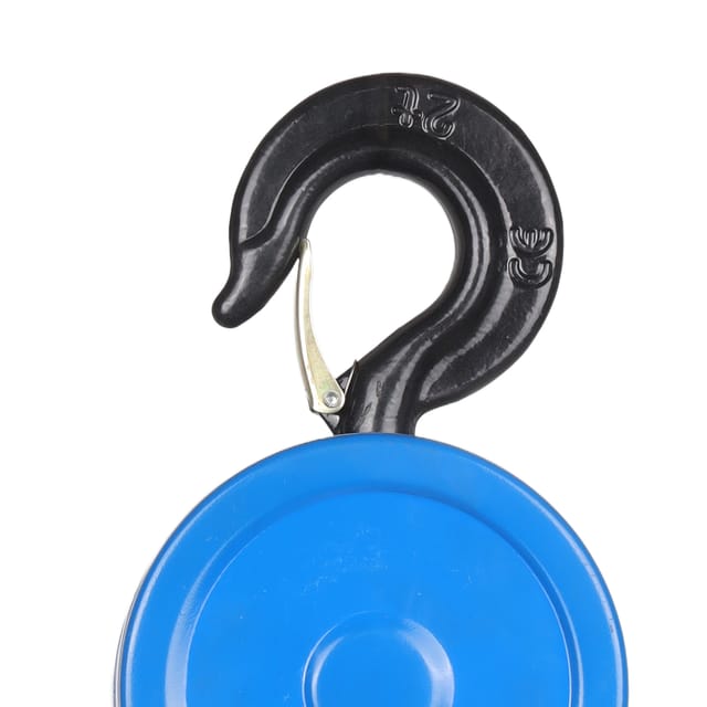 2t Rundketten-handhebezeug + 3 Meter Kette, Blau, Ausschließlich In Überseelagern Erhältlich.