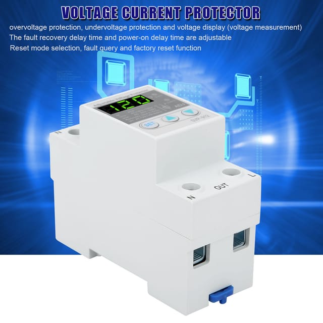 Svp-912 120v Ac, Intelligenter Über-/unterspannungsschutz Mit Einstellbarem Auto-reset Und Verzögertem Reset-schalter, 40a